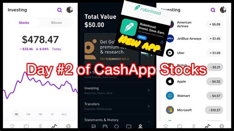Tap the investing tab on your cash app home screen. 2nd day of INVESTING IN CASH APP STOCKS - YouTube