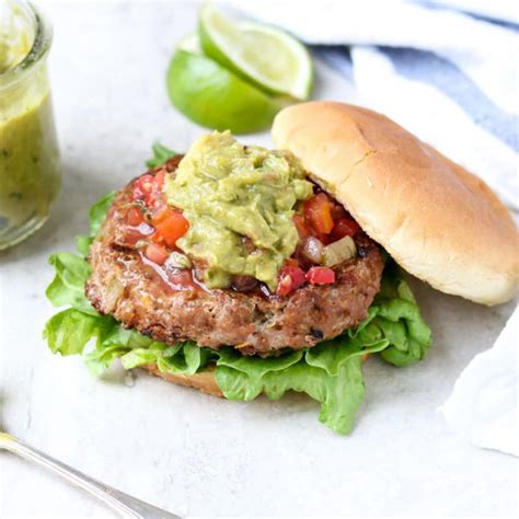 Flavorful Healthy Grilled Chili Lime Turkey Burgers Mom S Dinner