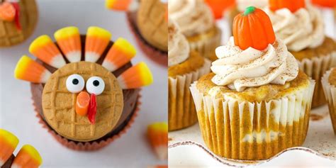 these elegant thanksgiving cupcakes are the perfect feast ender thanksgiving cakes fun