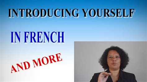 If it's still daytime, the appropriate greeting is bonjour. *FRENCH LEARNING* - HOW TO INTRODUCE YOURSELF IN FRENCH ...