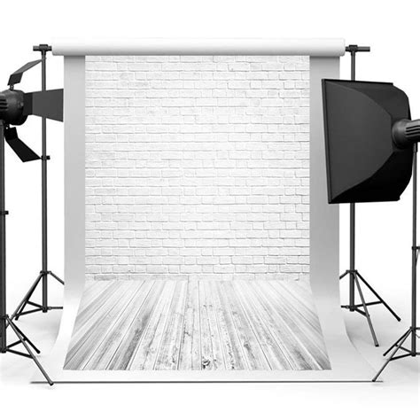 White Backdrops Photo Studio Background Brick Wall Backdrop For