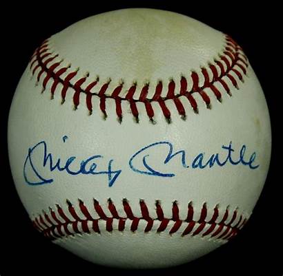 Mickey Mantle Baseball Signed Psa Loa Oal