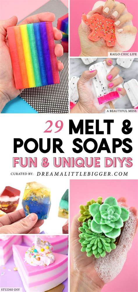 29 Diy Fun And Colorful Melt And Pour Soaps ⋆ Dream A Little Bigger