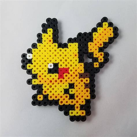 Pixel Art Perler Beads Pokemon Pikachu Noctali Amazones Productos