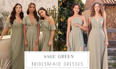 20 Best Sage Green Bridesmaid Dresses For Any Season 2024 😍