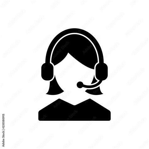 Support Icon Information Icon Call Center Icon Vector Stock