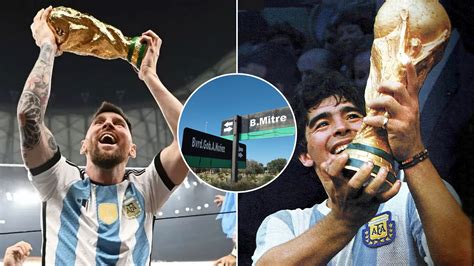 Un Pueblo Cambió El Nombre De Sus Calles Y Tendrá La Primera Esquina Maradona Y Messi Del País