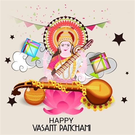 Happy Vasant Panchami Stock Illustration Illustration Of Creative 107898148