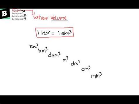 1 km (kilometer) berapa m (meter)? 1 liter = ? berapa m? berapa dm? berapa cm? - YouTube