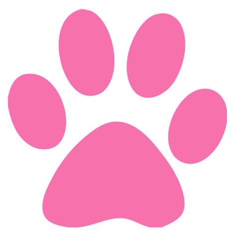 Download High Quality Paw Print Clipart Pink Transparent Png Images