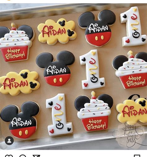 Mickey Mouse Cookies Disney Cookies Fun Cookies Sugar Cookies