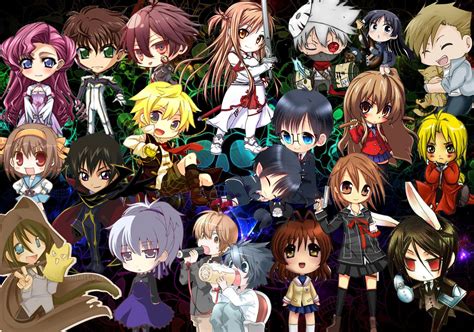 Anime Collage Wallpapers - Wallpaper Cave