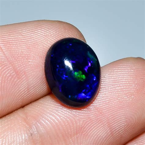 Immaculate A One Quality 100 Natural Blue Ethiopian Opal Oval Etsy