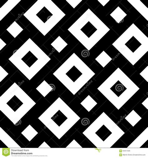 Vector Modern Seamless Geometry Pattern Squares Black And