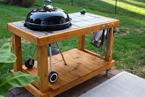 How to barbecue on a gas grill : DIY outdoor grill! (With images) | Grill table, Bbq table ...