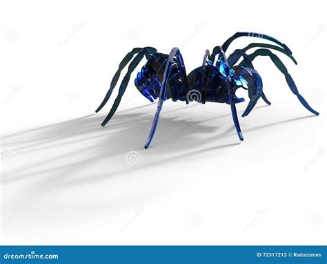 Abstract Glass Spider Stock Illustration Illustration Of Eight 72317213
