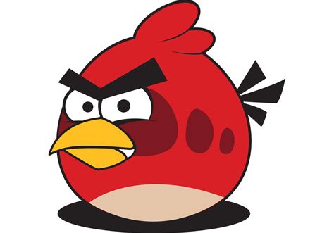 Red Angry Bird Vector