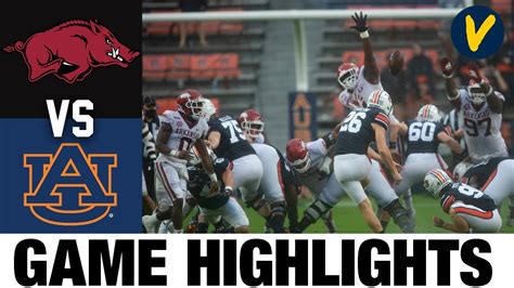Arkansas Vs 13 Auburn Highlights Week 6 College Football Highlights