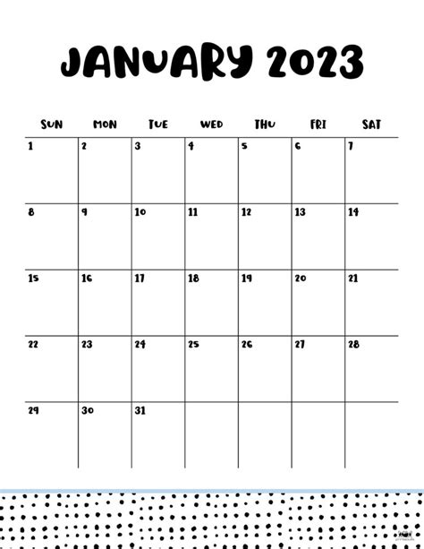 Coloring Calendar 2023 Printable Template Calendar