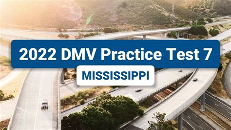 2023 Mississippi Dmv Practice Test 7 Youtube