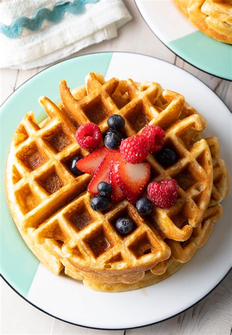 Simple And Easy Waffle Recipe Recipe Cart