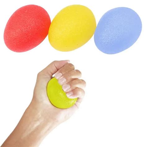 Silicone Massage Therapy Grip Ball For Hand Finger Strength Exercise Stress Relief Shapedhand