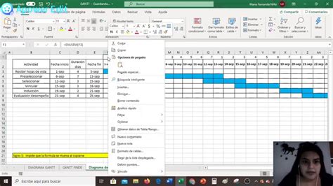 Diagrama De Gantt Automatizado En Excel Con Y Sin Fines De Semana Vidoe