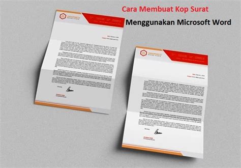 Cara membuat kop surat - irmamulanda.blogspot.com