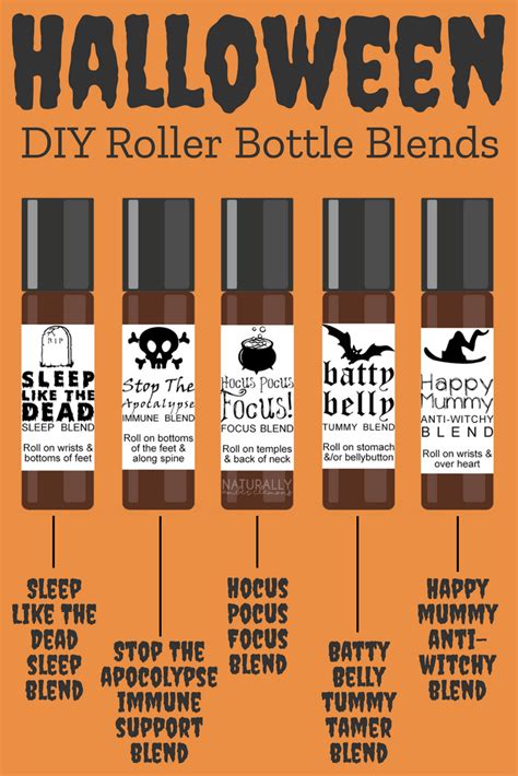 Halloween Essential Oil Diys Roller Recipes Spray Recipes And Diffuser