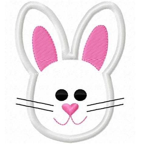 7,719 bunny face eps illustrations and vector clip art graphics available to search from thousands of royalty free stock art creators. EASTER BUNNY | Bunny face, Bunny head, Applique embroidery ...