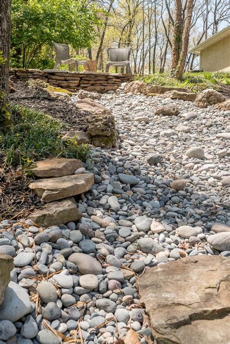 Dry Creek Bed Landscaping As A Front Yard Idea Landscaping With Rocks