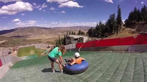 Utah Olympic Park Extreme Tubing Youtube