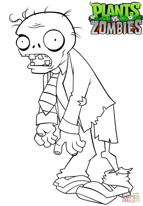 Plants Vs Zombies Coloring Page Free Printable Coloring Pages