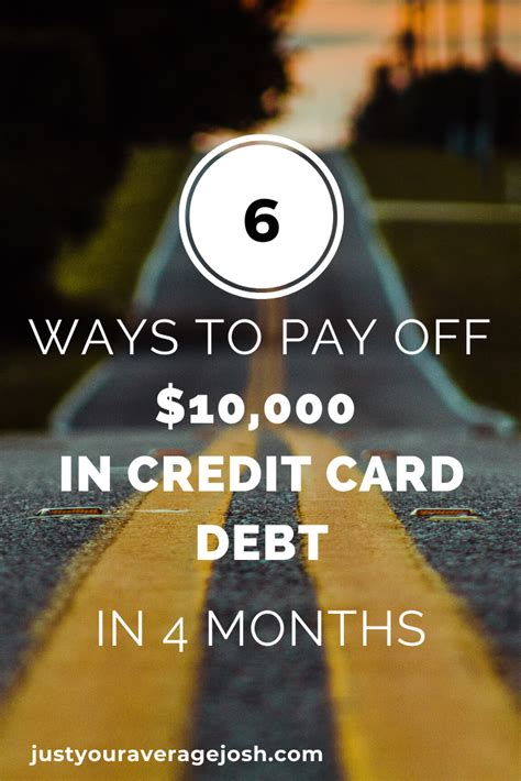 6 Ways To Pay Off 10000 In Credit Card Debt Paying Off Credit Cards