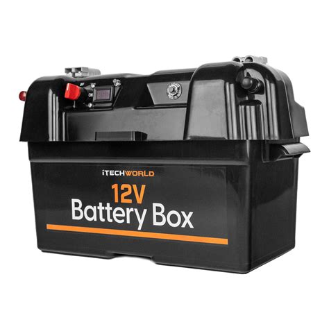 Itechworld Battery Box 12v Camping Portable Deep Cycle Lithium Ion L