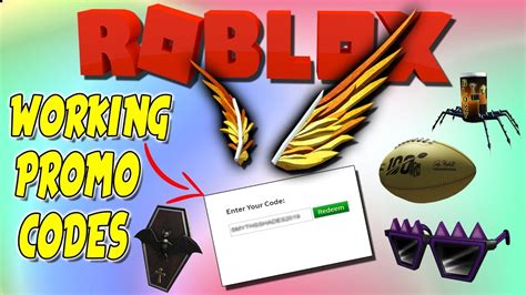 All Roblox Working Promo Codes Free Items Youtube