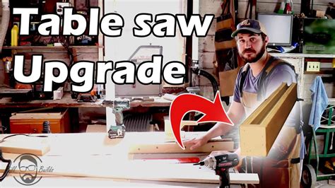 However, they are less powerful and not as substantial as a cabinet saw, but easier to. Improving a contractor table saw fence! - YouTube