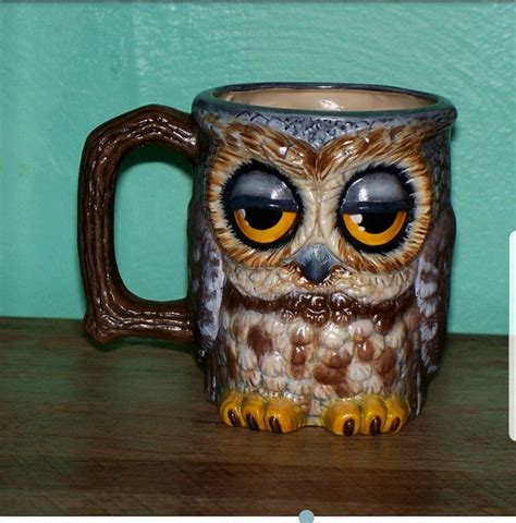 Ceramic Owl Mug Handmade Ceramic Mug Unfinished Etsy