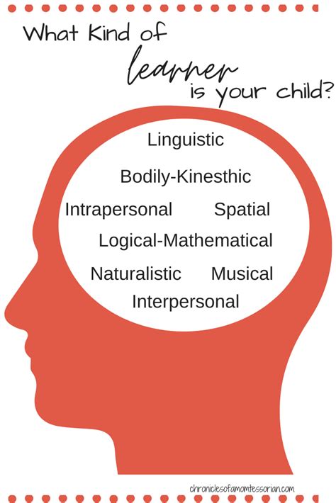 What Kind Of Learner Is Your Child Chronicles Of A Momtessorian