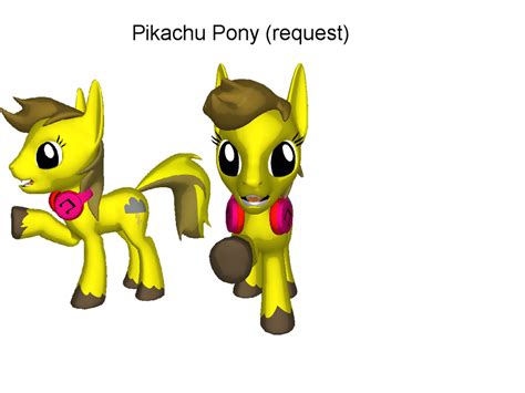 Pikapony Pikachu Pony Request By Phoenixlotusjewel On Deviantart