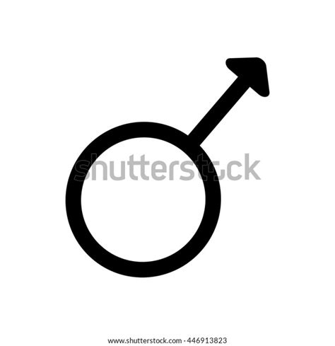 Gender Sign Spear Shield Mars Male Stock Vector Royalty Free