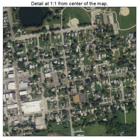 Aerial Photography Map Of Gibsonburg Oh Ohio