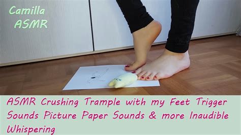 Asmr Crushing Trample With My Feet Trigger Sounds Picture Paper Sounds