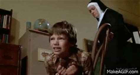 Mean Nun Spanking A Boy With A Belt Silent Night Deadly Night On Make A Gif