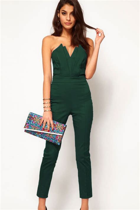 green jumpsuit ropa ideas de vestir moda