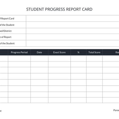 12 Report Card Template 6 Free Word Excel Pdf Documents Download