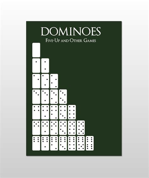 Dominoes are commonly ranked in order of how many pips they have. Five-Up and Other Games Domino Strategy Game Book