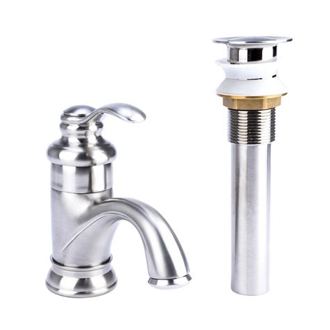 Pfister ladera single hole single handle bathroom faucet in spot defense. Fontaine Transitional Single Hole Single-Handle Bathroom ...