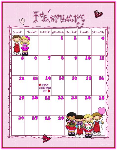 February Calendar Heading Clipart 20 Free Cliparts Download Images On