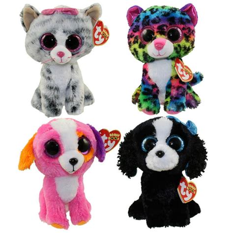 Ty Beanie Boos Set Of 4 Summer 2016 Releases 6 Inch Dotty